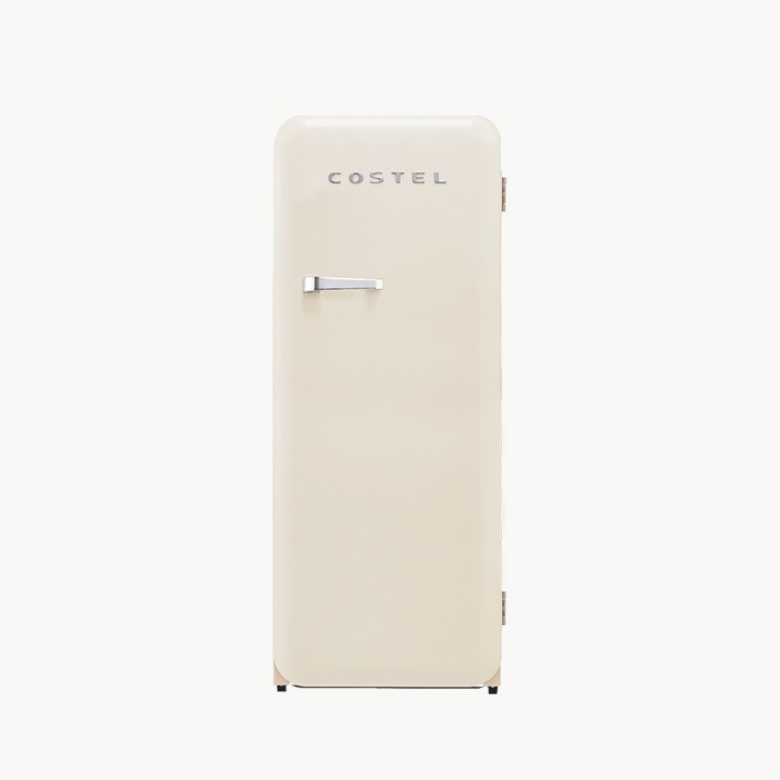 코스텔 모던 레트로 냉장고 281L 크림 아이보리 CRS-281HAIV
