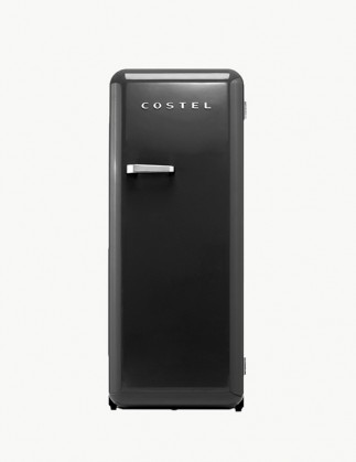 코스텔 모던 레트로 냉장고 281L 매트 블랙 CRS-281HAMB